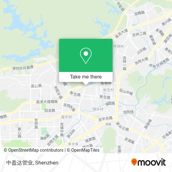 中盈达管业 map