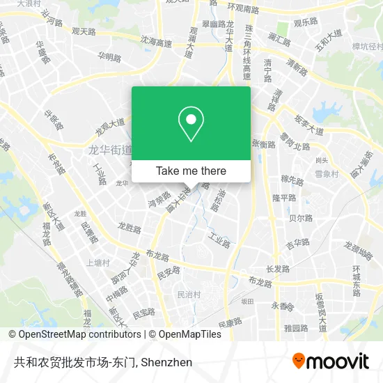 共和农贸批发市场-东门 map
