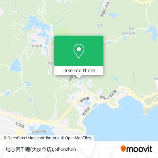 地心四千哩(大侠谷店) map