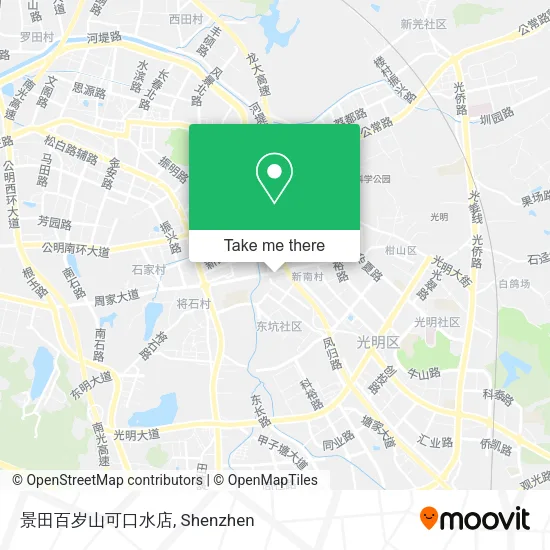 景田百岁山可口水店 map