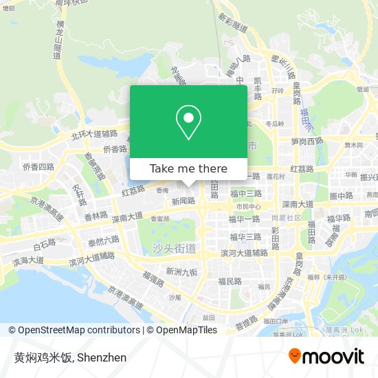 黄焖鸡米饭 map