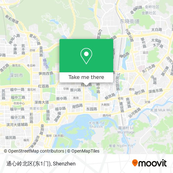 通心岭北区(东1门) map