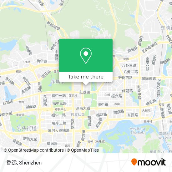 香远 map