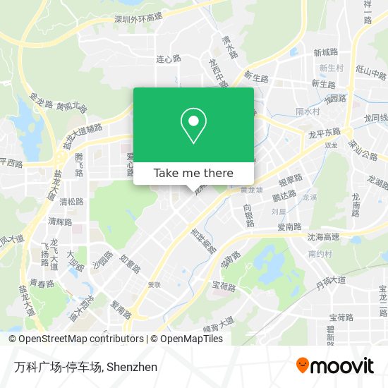 万科广场-停车场 map