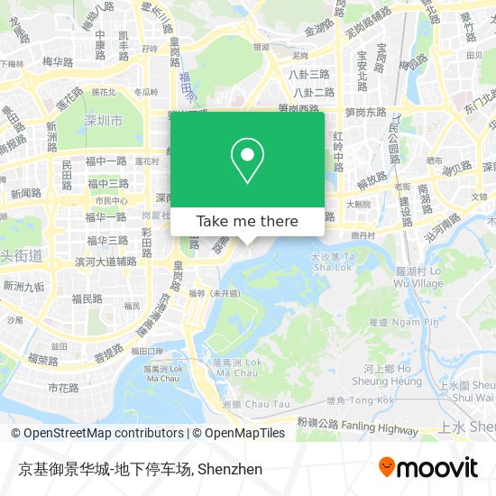 京基御景华城-地下停车场 map