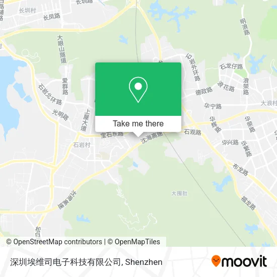深圳埃维司电子科技有限公司 map