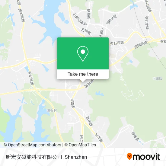 昕宏安磁能科技有限公司 map