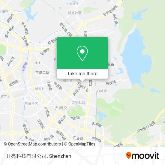 开亮科技有限公司 map