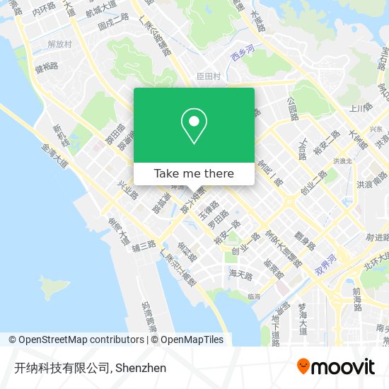 开纳科技有限公司 map