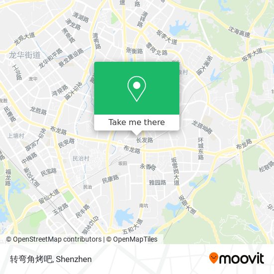 转弯角烤吧 map