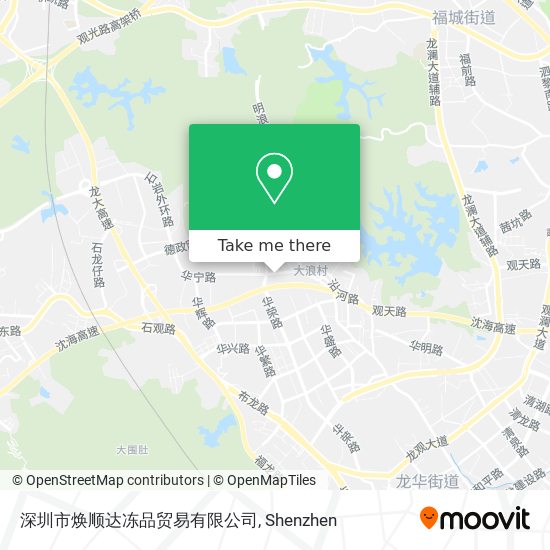 深圳市焕顺达冻品贸易有限公司 map
