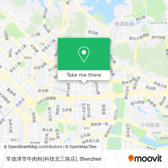 常德津市牛肉粉(科技北三路店) map