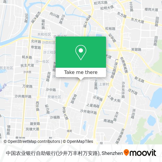 中国农业银行自助银行(沙井万丰村万安路) map