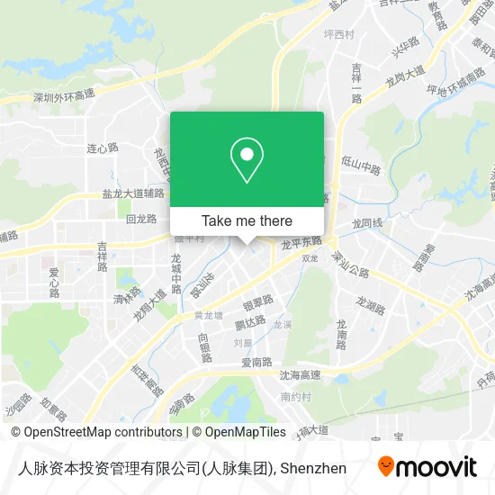 人脉资本投资管理有限公司(人脉集团) map