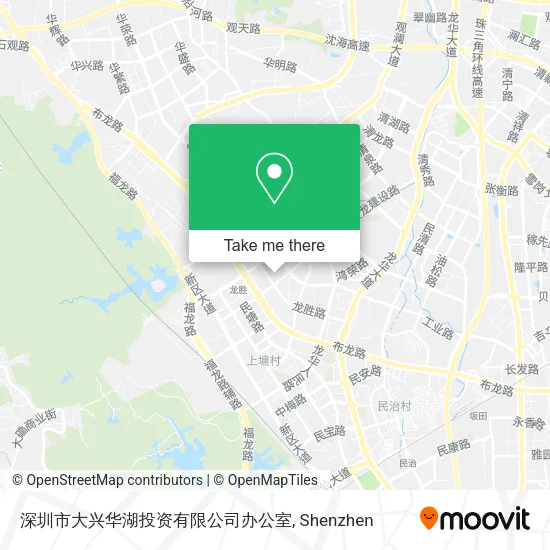 深圳市大兴华湖投资有限公司办公室 map