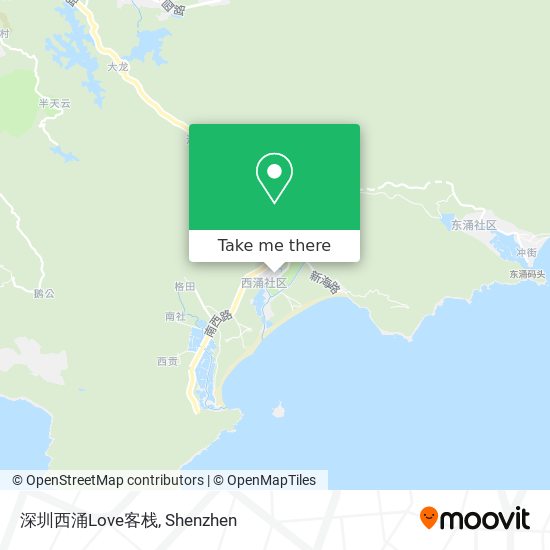深圳西涌Love客栈 map