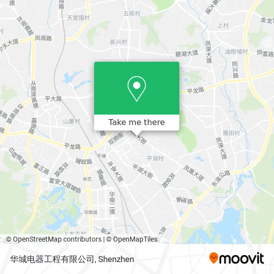 华城电器工程有限公司 map