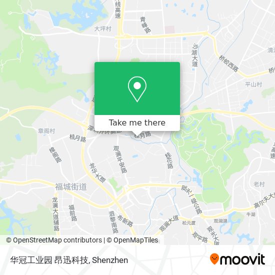 华冠工业园  昂迅科技 map