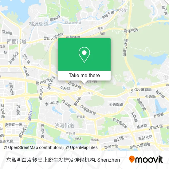 东熙明白发转黑止脱生发护发连锁机构 map