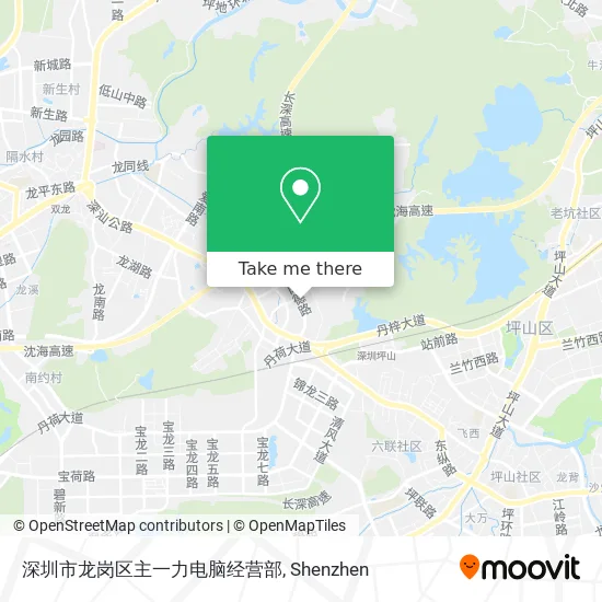 深圳市龙岗区主一力电脑经营部 map