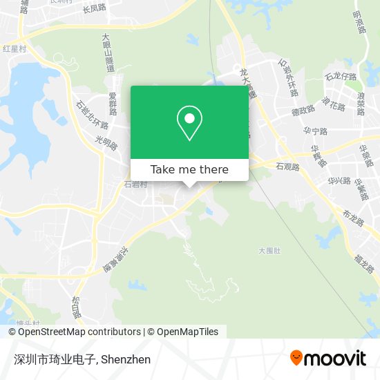 深圳市琦业电子 map