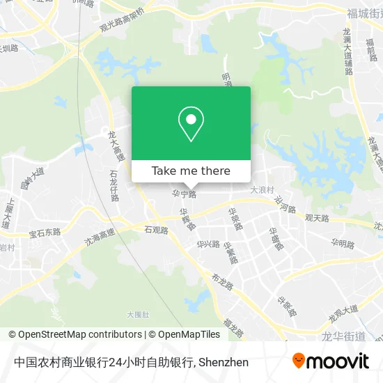中国农村商业银行24小时自助银行 map