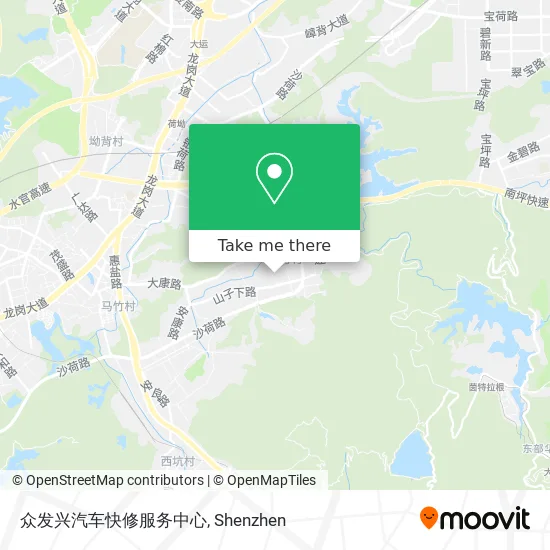 众发兴汽车快修服务中心 map