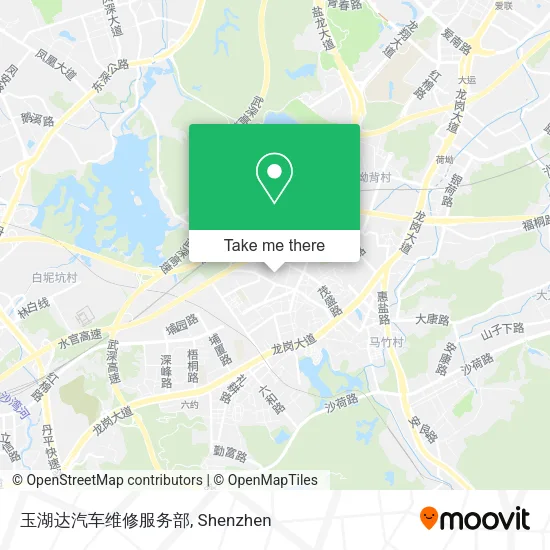 玉湖达汽车维修服务部 map