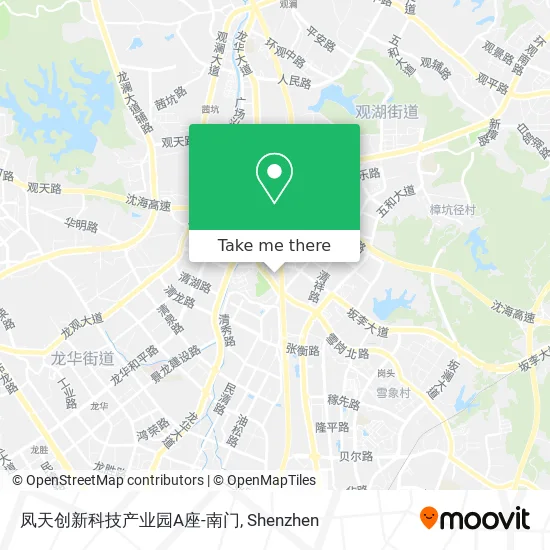 凤天创新科技产业园A座-南门 map