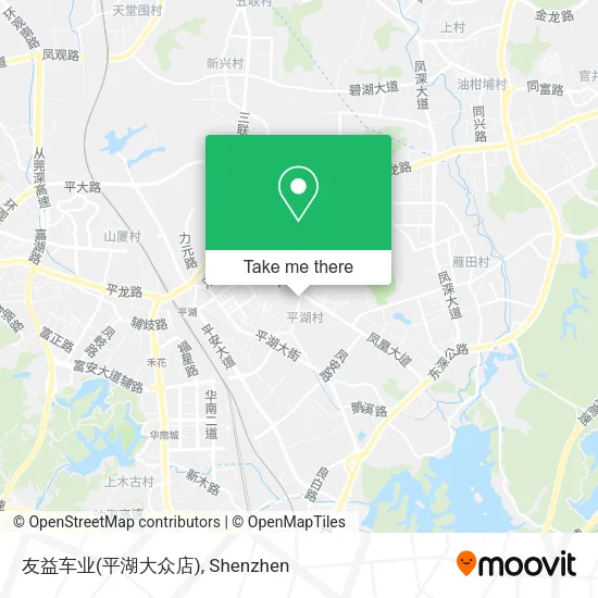 友益车业(平湖大众店) map