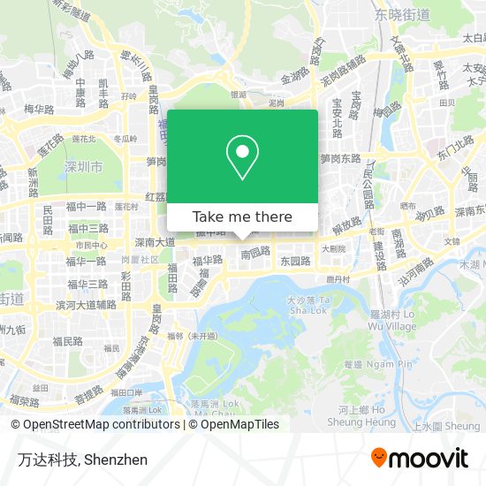 万达科技 map