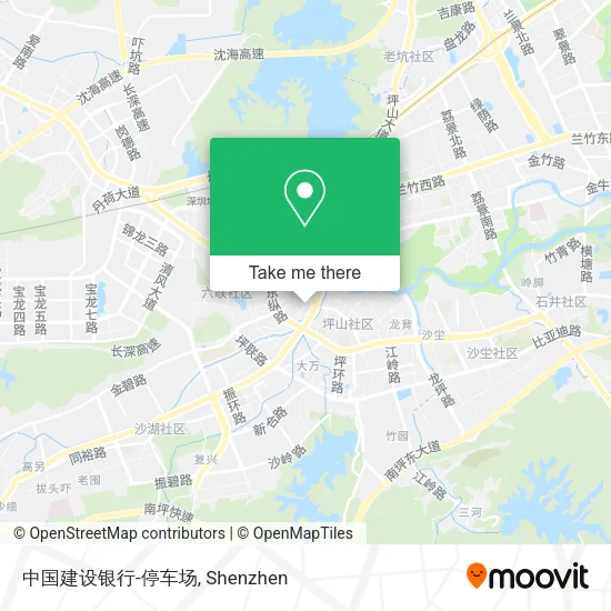 中国建设银行-停车场 map