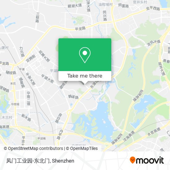凤门工业园-东北门 map