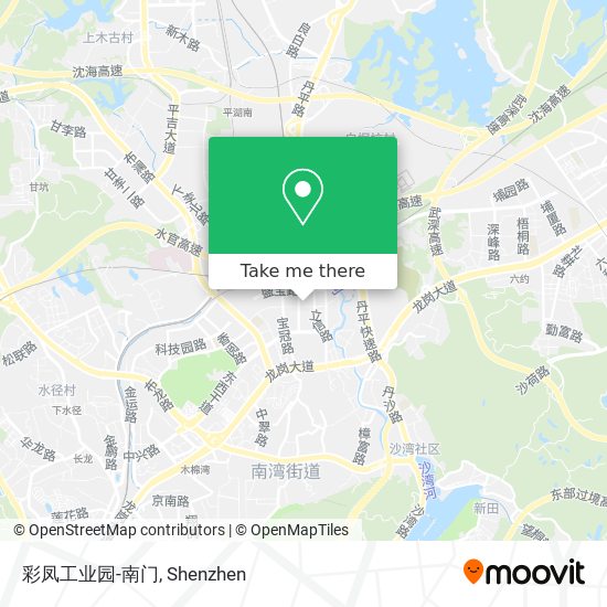 彩凤工业园-南门 map