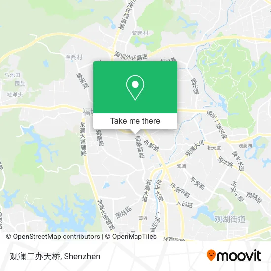 观澜二办天桥 map