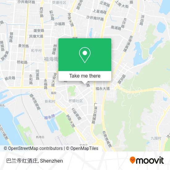 巴兰帝红酒庄 map