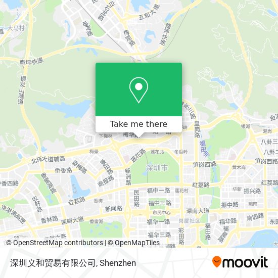 深圳义和贸易有限公司 map