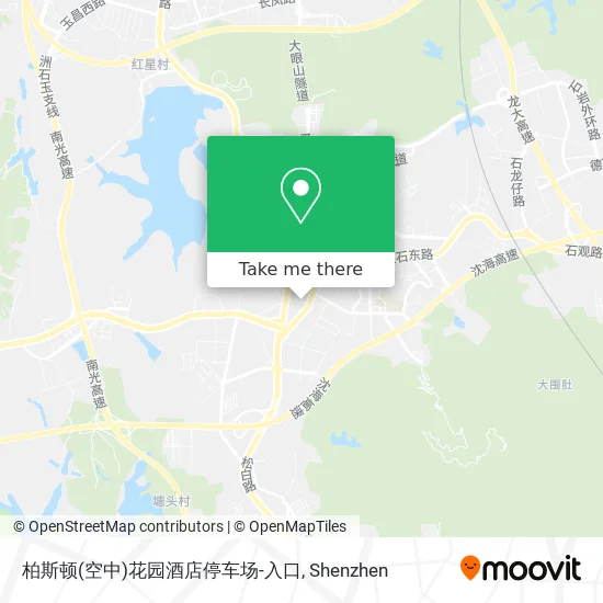 柏斯顿(空中)花园酒店停车场-入口 map