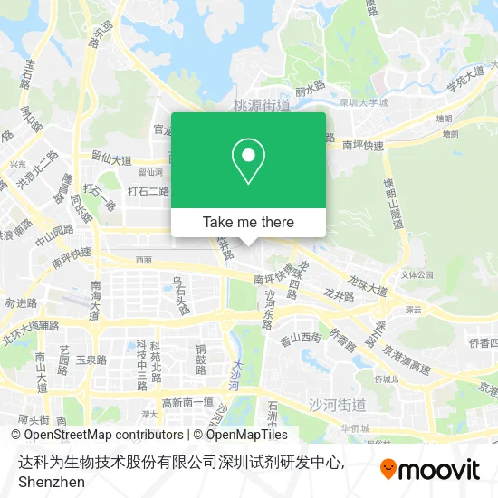 达科为生物技术股份有限公司深圳试剂研发中心 map