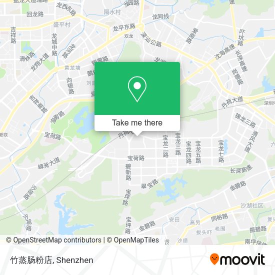 竹蒸肠粉店 map