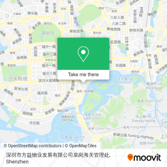 深圳市方益物业发展有限公司皇岗海关管理处 map