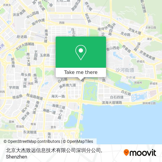 How To Get To 北京大杰致远信息技术有限公司深圳分公司in 南山区by Metro Or Bus