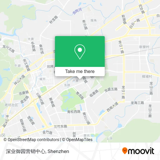 深业御园营销中心 map