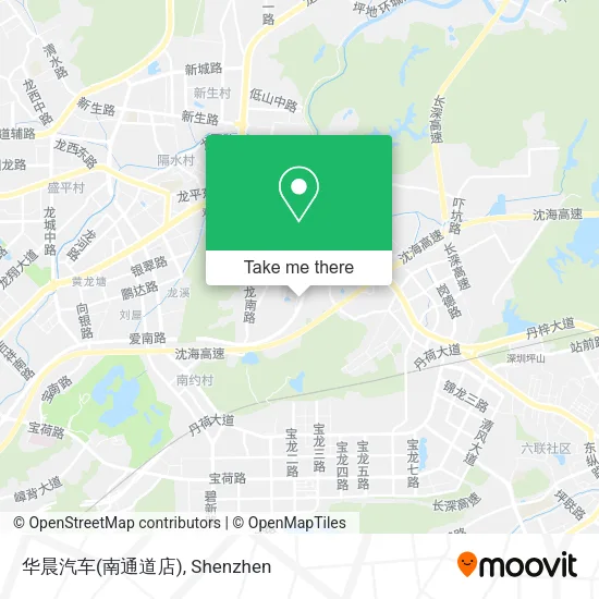 华晨汽车(南通道店) map