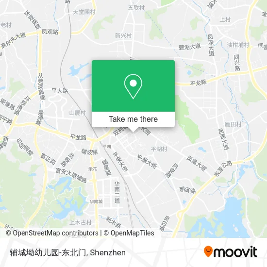 辅城坳幼儿园-东北门 map