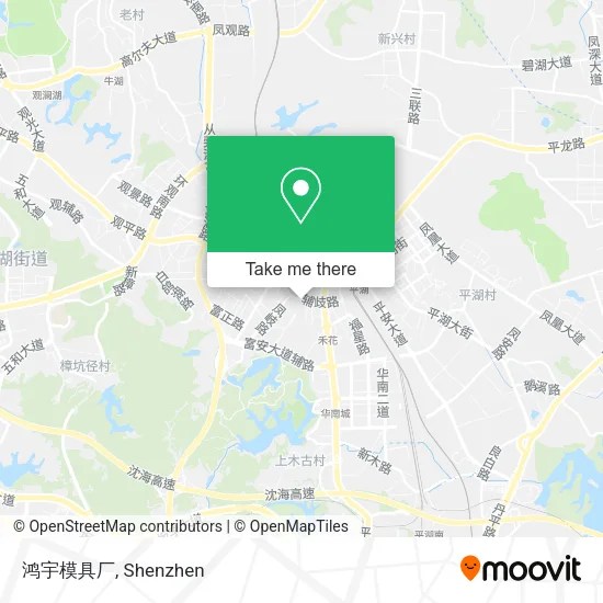 鸿宇模具厂 map
