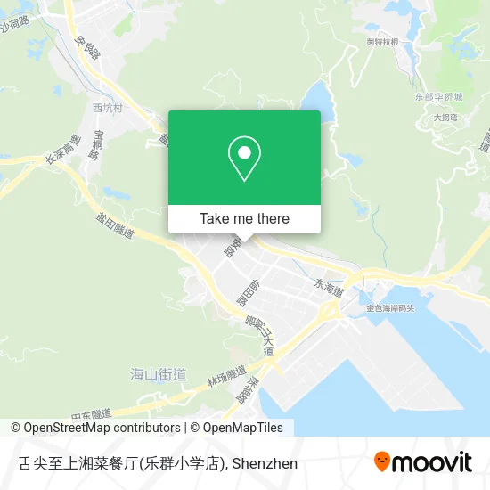 舌尖至上湘菜餐厅(乐群小学店) map