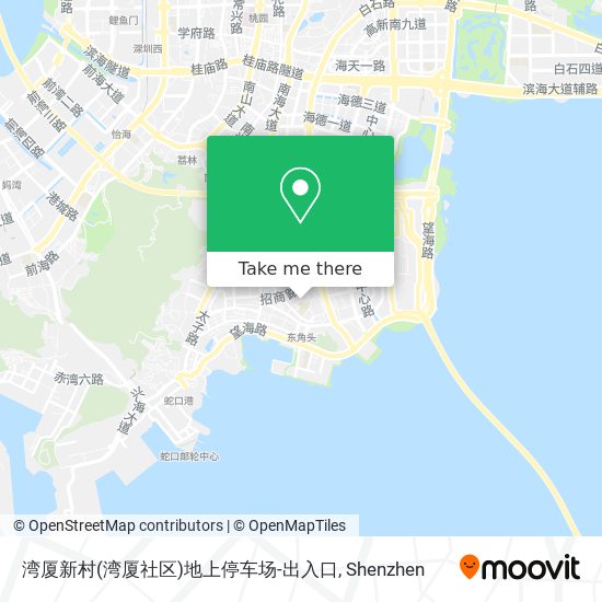 湾厦新村(湾厦社区)地上停车场-出入口 map