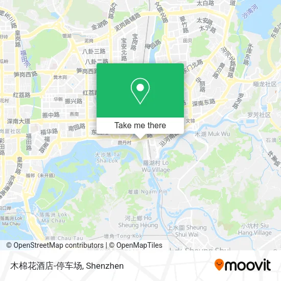 木棉花酒店-停车场 map