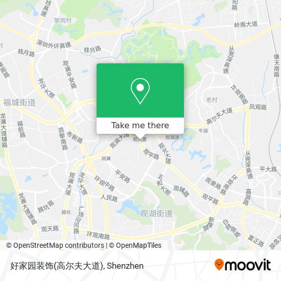 好家园装饰(高尔夫大道) map
